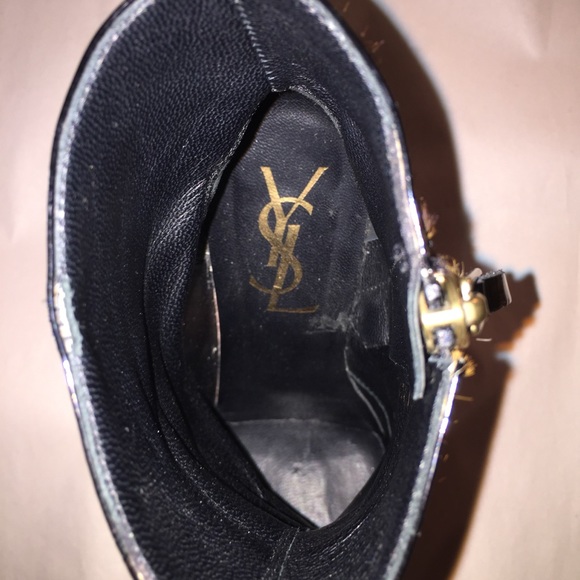 authentic SAINT LAURENT size 36 platform stilleto - Picture 5 of 8